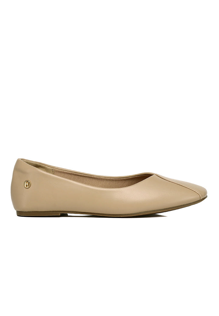 Tulip Flats & Ballerinas In Almond