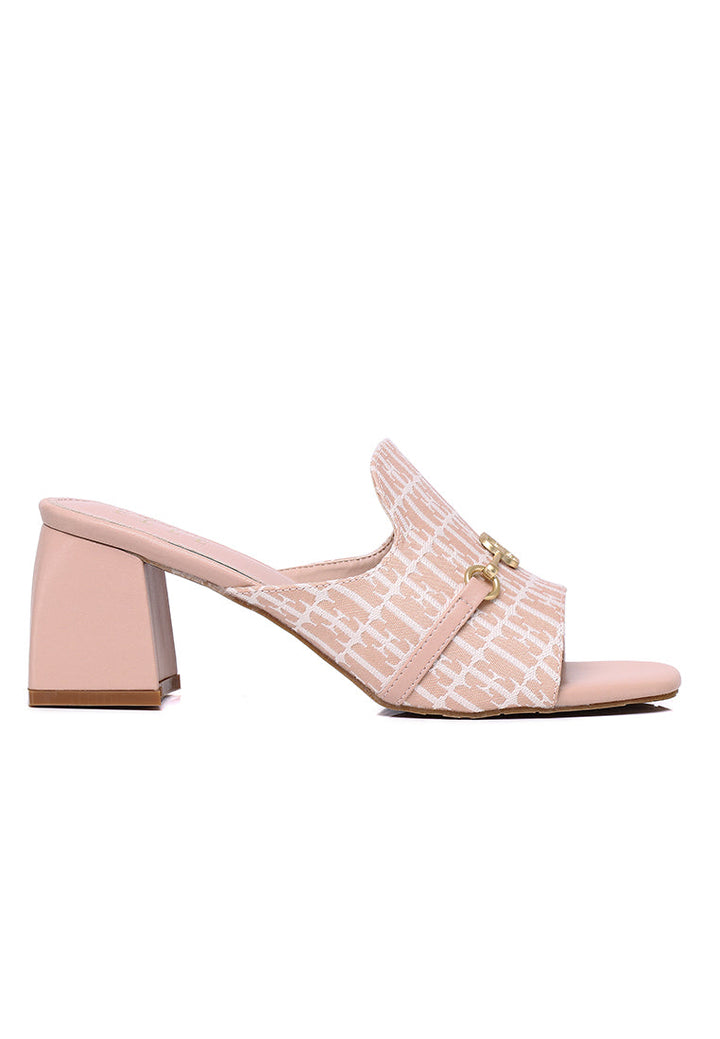 Debora Slip-on Heels In Blush
