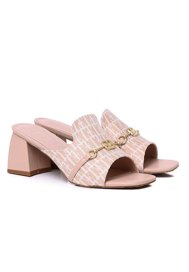 Debora Slip-on Heels In Blush