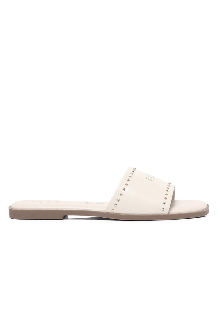 Therese Slip-on Sandals In Beige