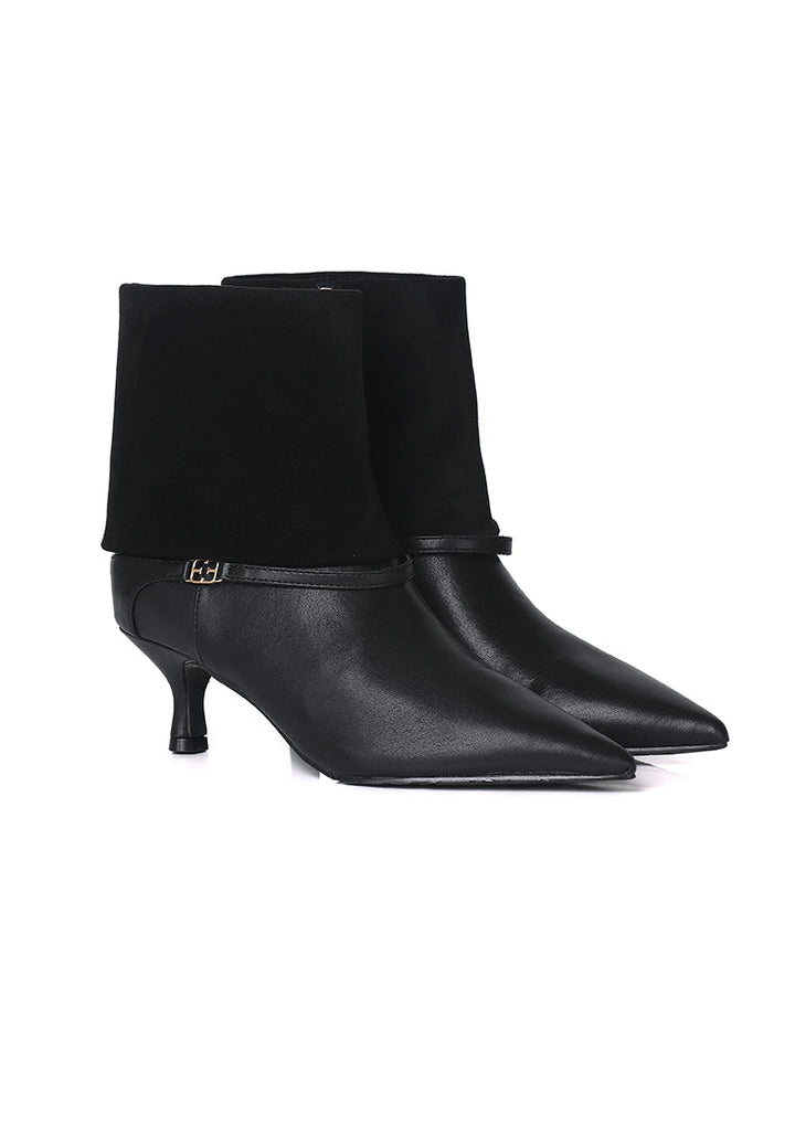 Nova Suede Ankle Boots In Black – alternate view