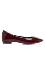 Jacqueline Slip-on Flats & Ballerina In Maroon