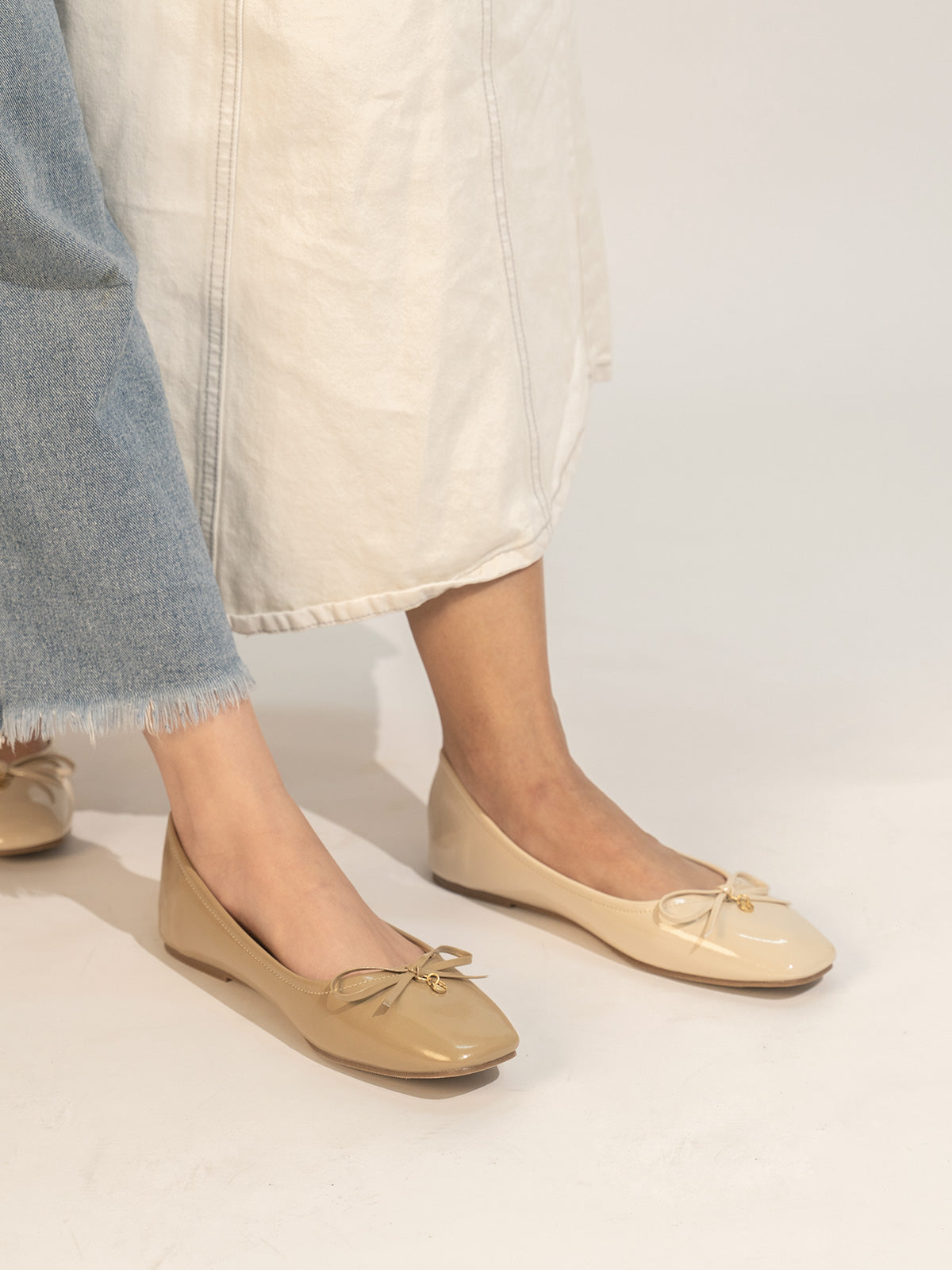 Alodie Flats & Ballerina In Black