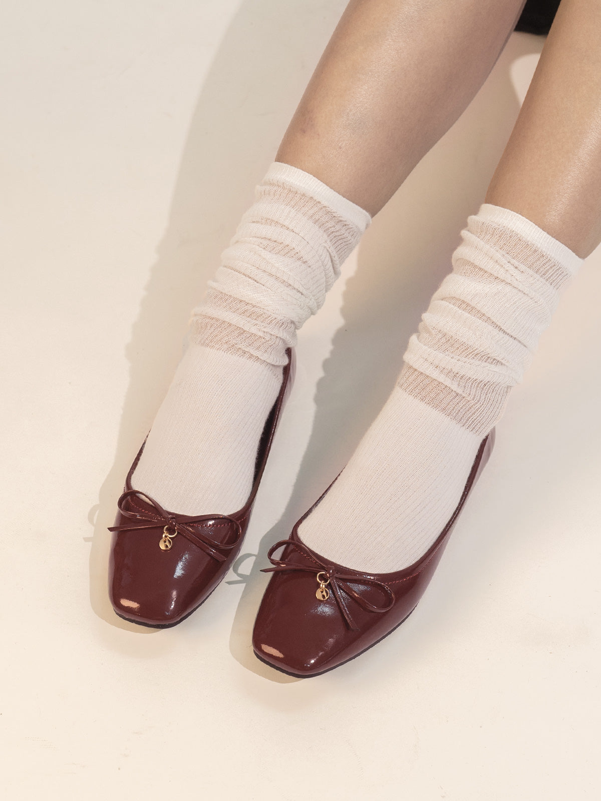 Alodie Flats & Ballerina In Black