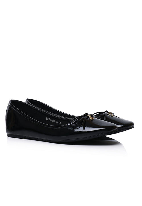 Alodie Flats & Ballerina In Black