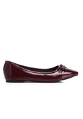Alodie Flats & Ballerina In Burgundy