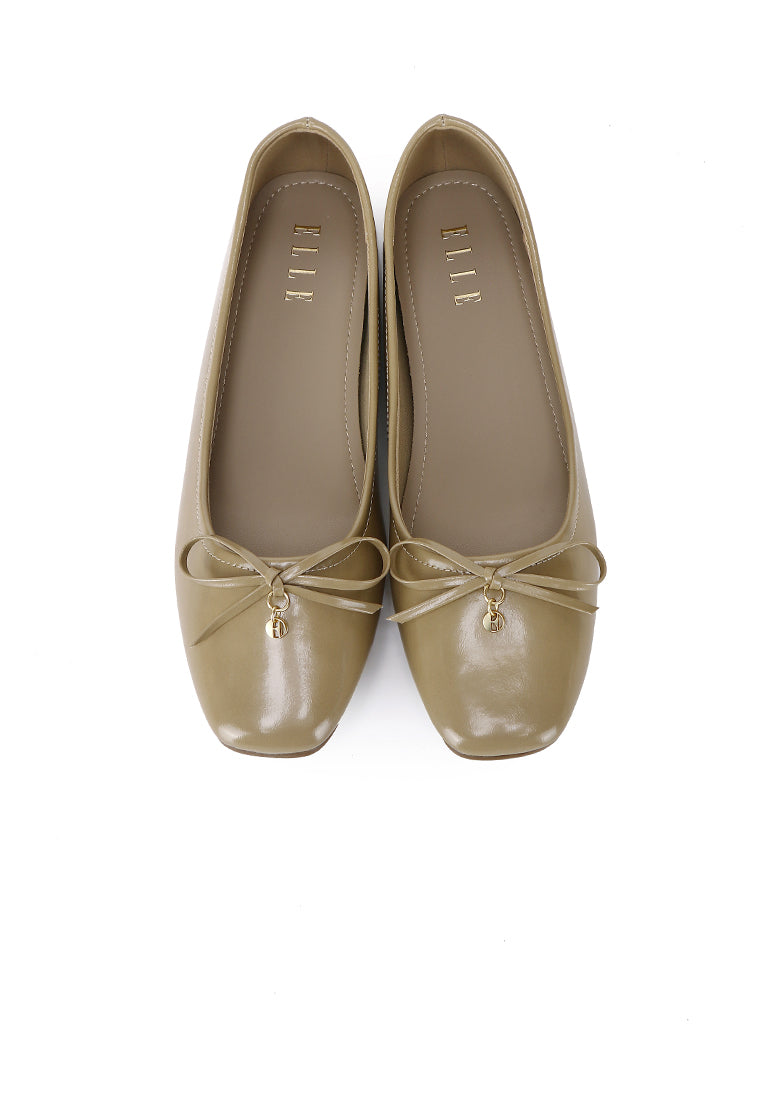 Alodie Flats & Ballerina In Khaki