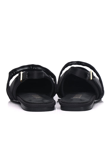 Flerius Mesh Flats & Ballerina In Black