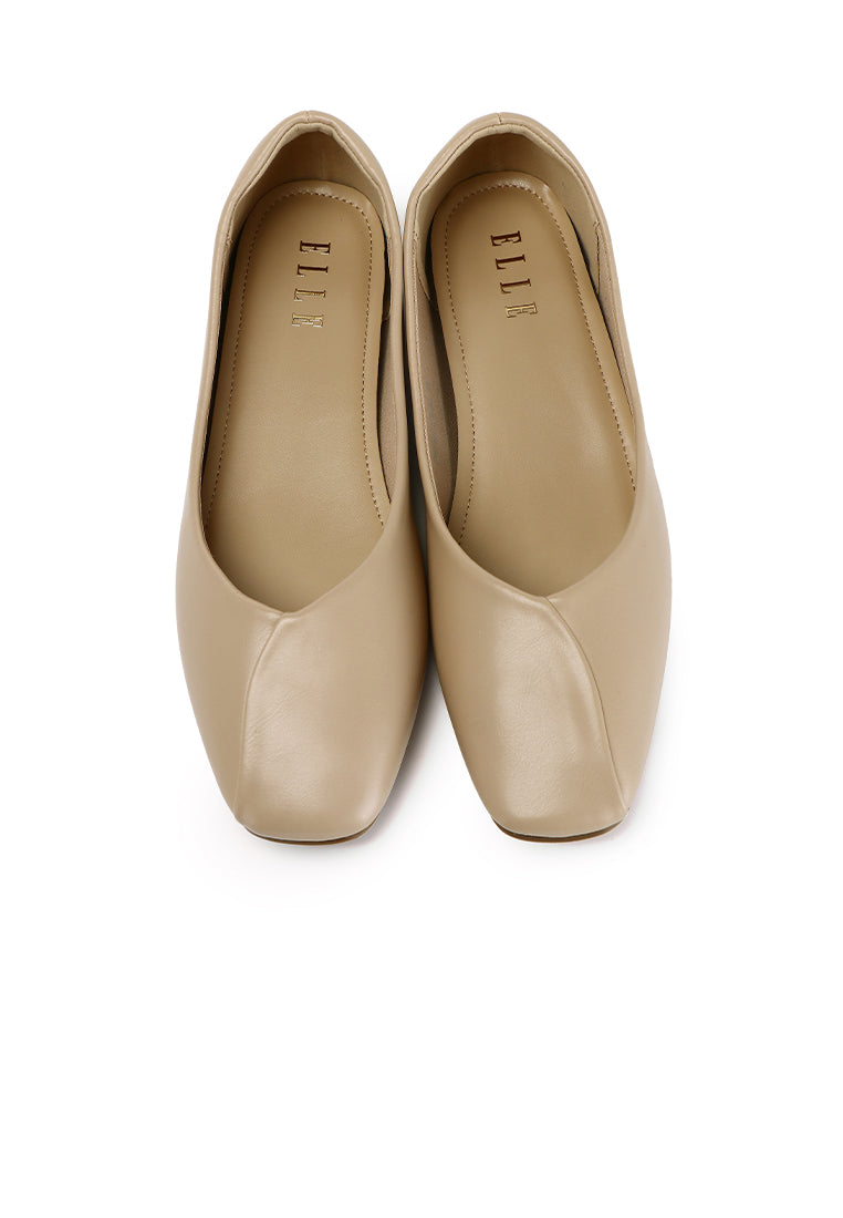 Tulip Flats & Ballerinas In Almond