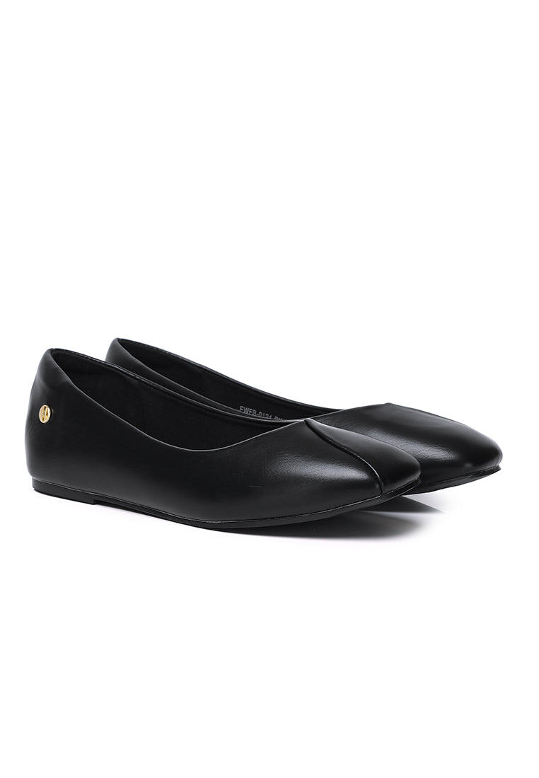 Tulip Flats & Ballerina In Black