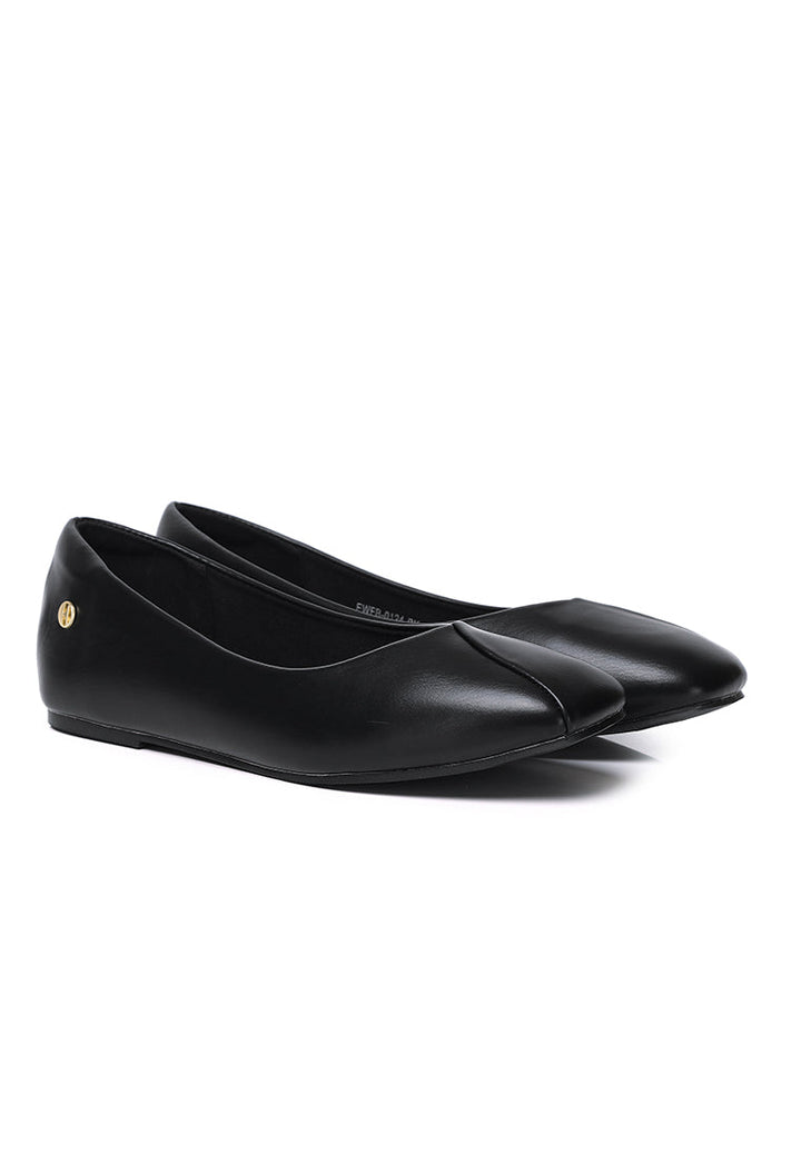 Tulip Flats & Ballerinas In Black – alternate view