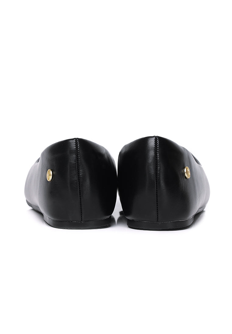 Tulip Flats & Ballerina In Black