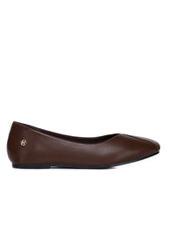 Tulip Flats & Ballerinas In Coffee