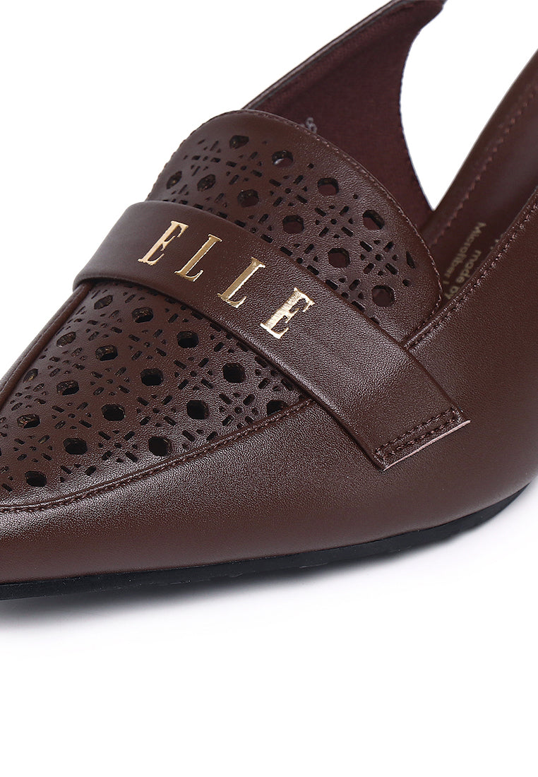 Carina Slingback Heels In Espresso