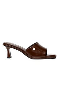 Ines Slip-on Heels In Brown