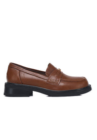 Sabine Slip-on Loafers In Brown