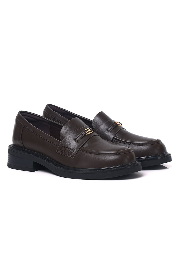 Sabine Slip-on Loafers In Coffee – alternate view