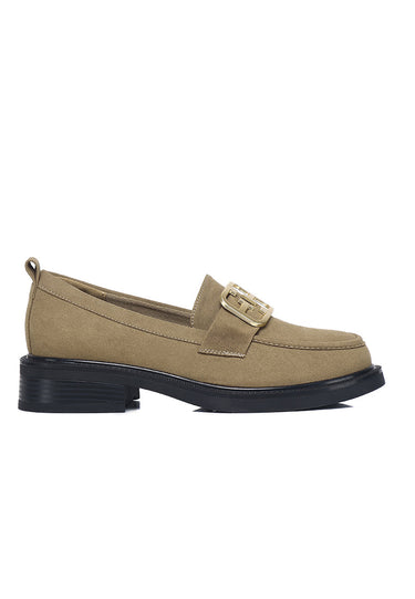 Eclipse Slip-on Loafers In Khaki