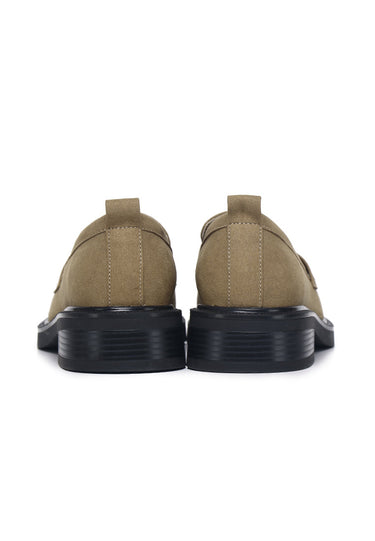 Eclipse Slip-on Loafers In Khaki