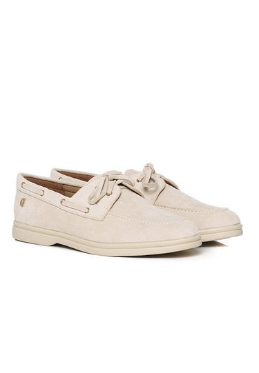 Gelato Oxford Loafers In Beige