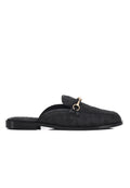 Charlot Slip-On Microfiber Leather Loafers In Black
