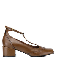 Maeve Mary Janes Heels In Brown