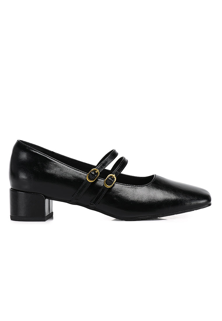 Lena Mary Jane Pumps Heels In Black