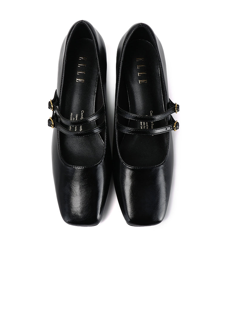 Lena Mary Jane Pumps Heels In Black