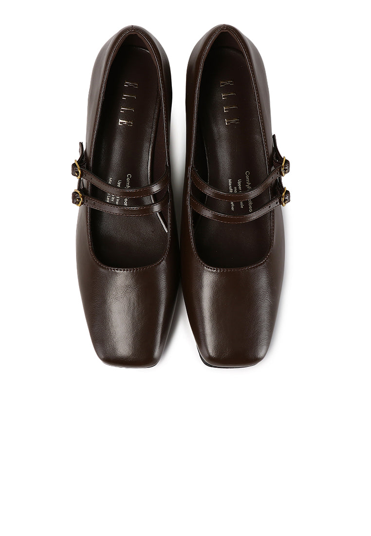 Lena Mary Jane Pumps Heels In Espresso