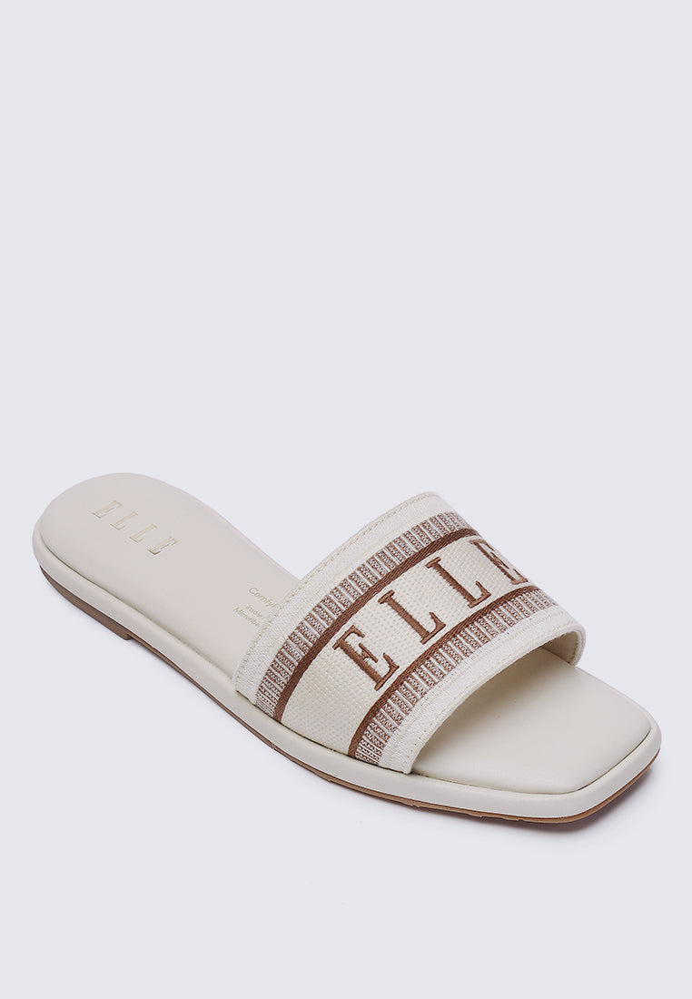 Renee Microfiber Leather Sandals In Almond