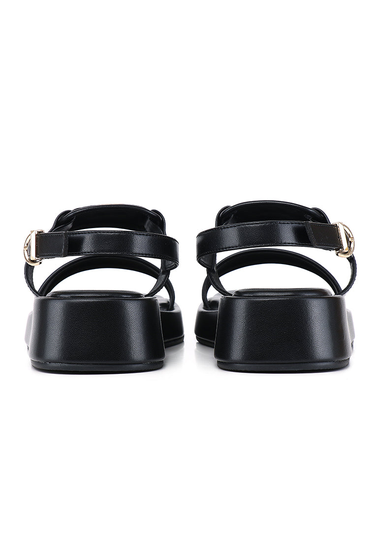 Claudette Slingback Sandals In Black