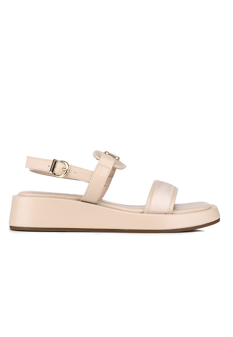 Claudette Slingback Sandals In Khaki