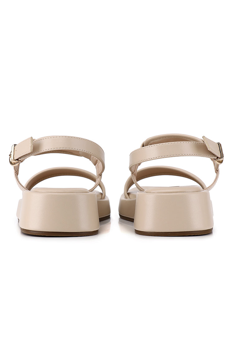 Claudette Slingback Sandals In Khaki
