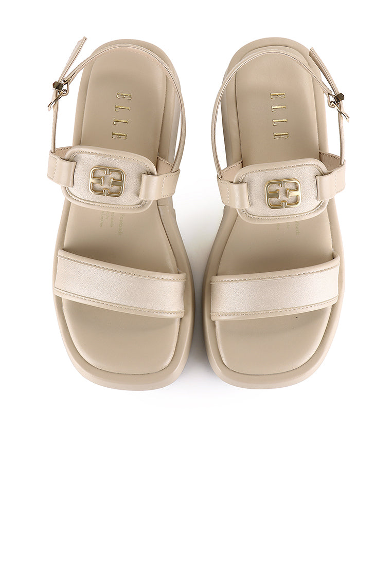 Claudette Slingback Sandals In Khaki