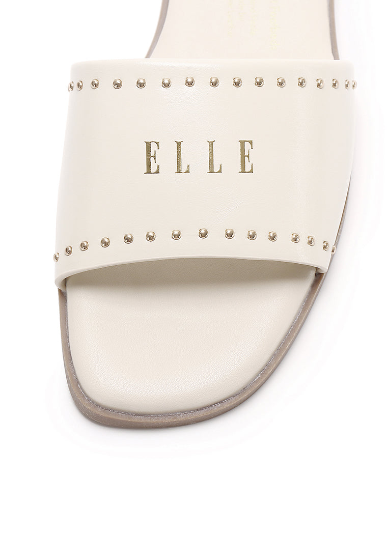 Therese Slip-on Sandals In Beige