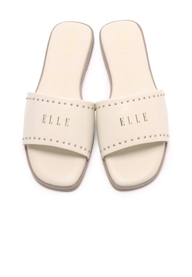Therese Slip-on Sandals In Beige