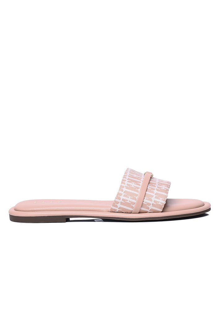 Lucie Slip-on Sandals In Blush