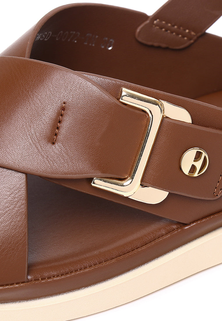Cleore Sandals In Tan
