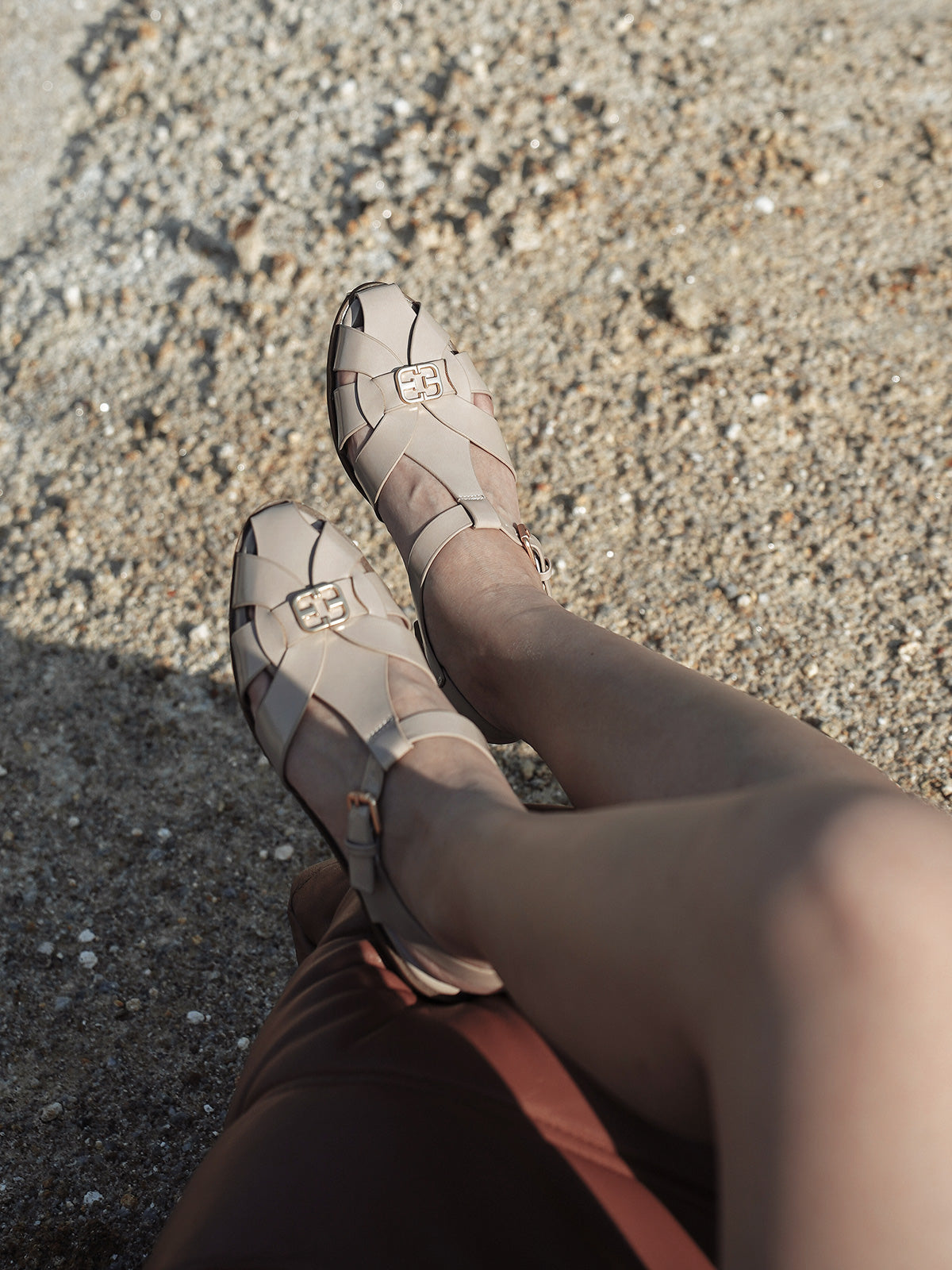 Chantal Fisherman Sandals In Tan