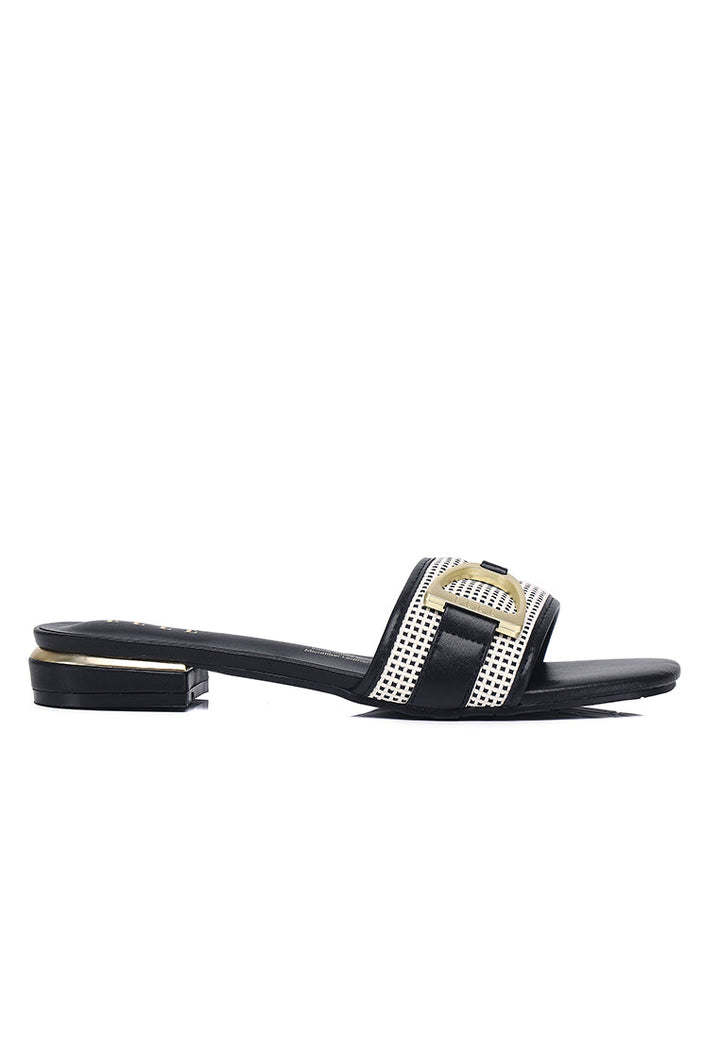 Sonia Slip-on Sandals In Black