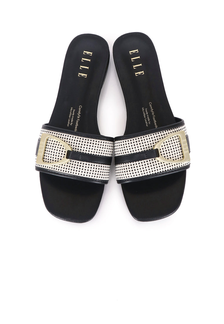Sonia Slip-on Sandals In Black