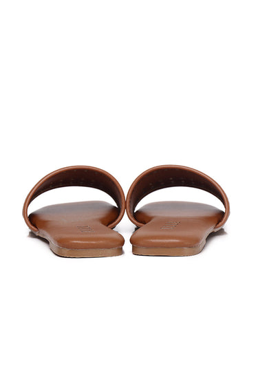 Clara Slip-on Sandals In Brown
