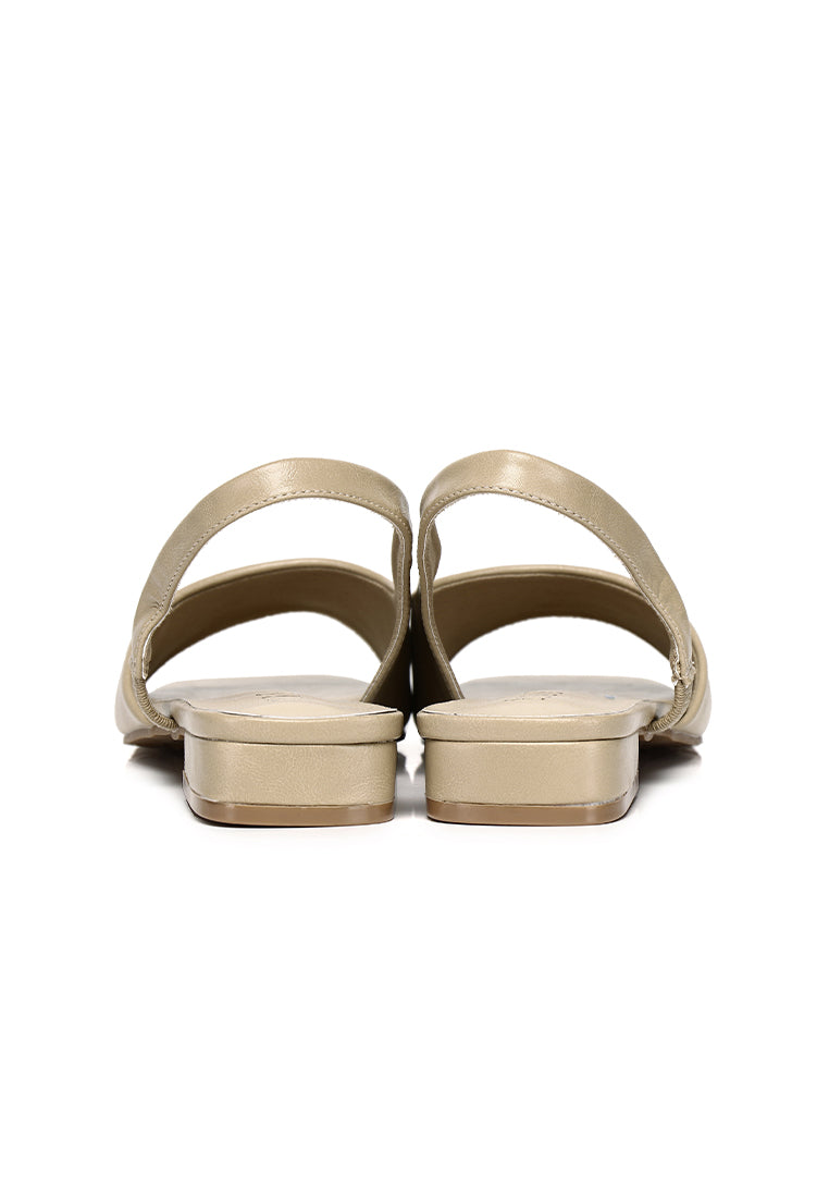 Delphine Slingback Sandals In Khaki